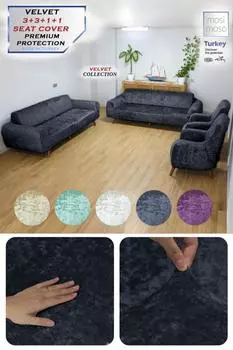 Mosimoso Home 3+3+1+1 Elastic Sofa Cover | Elastic Seat Cover | Seat Cover