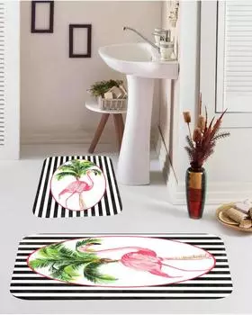 Mosimoso Home BM026 Digital Printed Dot Sole Bath Mat