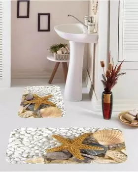 Mosimoso Home BM041 Digital Printed Dot Sole Bath Mat