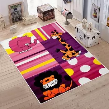 Mosimoso Home C018 Digital Print Dot Sole Children s Room Carpet Play Mat