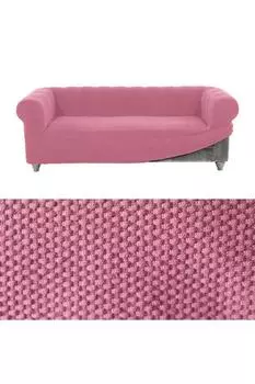 Mosimoso Home Chester Эластичный чехол для 3-местного дивана | Эластичный чехол на сиденье | Чехол на сиденье