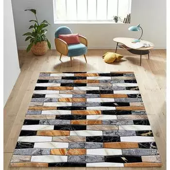 Mosimoso Home H0398 Ковер с цифровой печатью на подошве в горошек