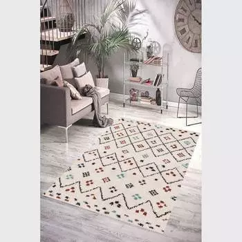 Mosimoso Home H563 Ковер с точечной подошвой и цифровой печатью