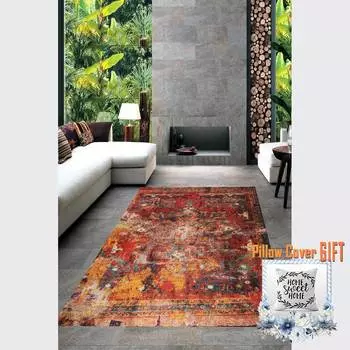 Mosimoso Home H609 Ковер с точечной подошвой и цифровой печатью