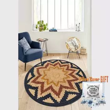 Mosimoso Home H654 Ковер с точечной подошвой и цифровой печатью