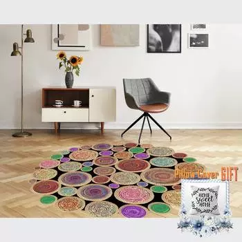 Mosimoso Home H671 Ковер с кожаной подошвой и цифровой печатью