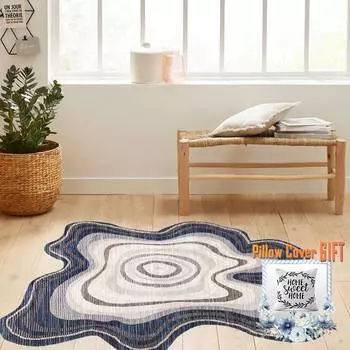 Mosimoso Home H674 Ковер с кожаной подошвой и цифровой печатью