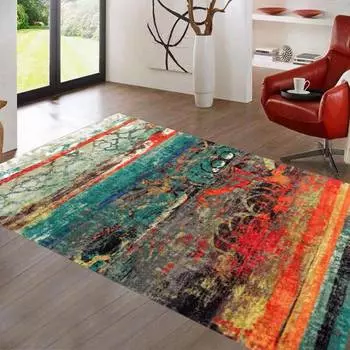 Mosimoso Home H715 Ковер с точечной подошвой и цифровой печатью