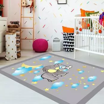 Mosimoso Home H742 Ковер с точечной подошвой и цифровой печатью