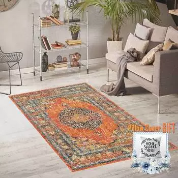 Mosimoso Home H895 Ковер с точечной подошвой и цифровой печатью