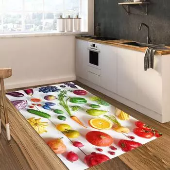 Mosimoso Home K020 Digital Printed Dot Sole Kitchen Carpet