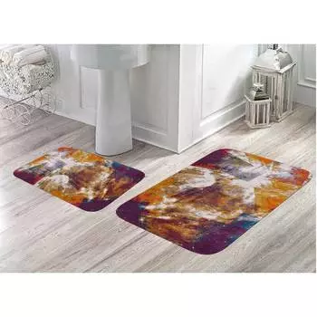 Mosimoso Home MB005 Коврик для ванной с принтом, 2 шт.