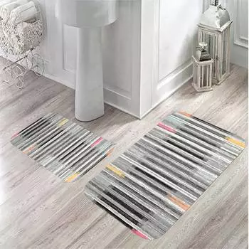 Mosimoso Home MB012 Коврик для ванной с принтом, 2 шт.