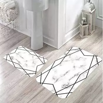 Mosimoso Home MB025 Коврик для ванной с принтом, 2 шт.