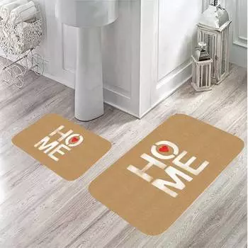 Mosimoso Home MB041 Коврик для ванной с принтом, 2 предмета