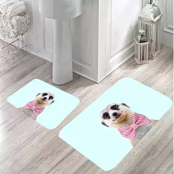 Mosimoso Home MB048 Коврик для ванной с принтом, 2 шт.