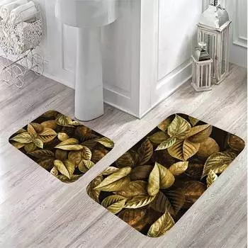 Mosimoso Home MB059 Коврик для ванной с принтом, 2 предмета