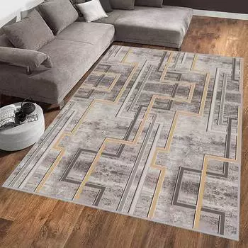 Mosimoso Home MC013 Ковер с принтом на подошве в горошек