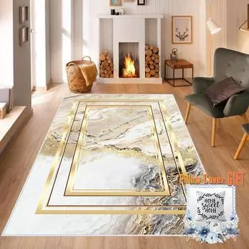 Mosimoso Home MC044 Ковер с принтом на подошве в горошек