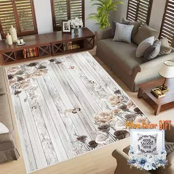 Mosimoso Home MC047 Ковер с принтом на подошве в горошек