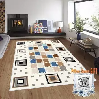 Mosimoso Home MC055 Ковер с принтом на подошве в горошек