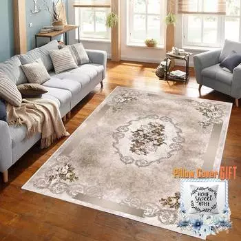 Mosimoso Home MC115 Ковер с принтом на подошве в горошек