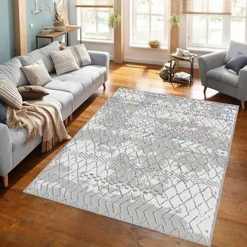 Mosimoso Home MC118 Ковер с принтом на подошве в горошек