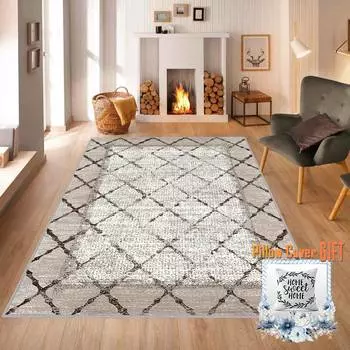 Mosimoso Home MC126 Ковер с принтом на подошве в горошек