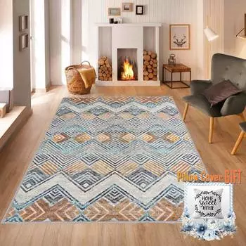 Mosimoso Home MC130 Ковер с точечной подошвой и цифровой печатью