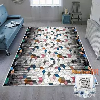 Mosimoso Home MC166 Ковер с принтом на подошве в горошек