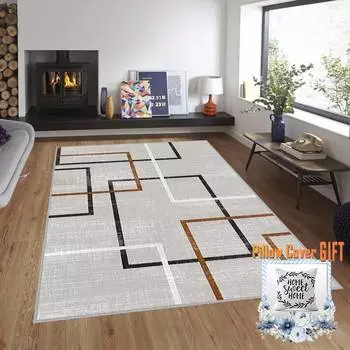 Mosimoso Home MC167 Ковер с принтом на подошве в горошек