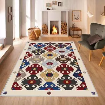 Mosimoso Home MC168 Ковер с принтом на подошве в горошек