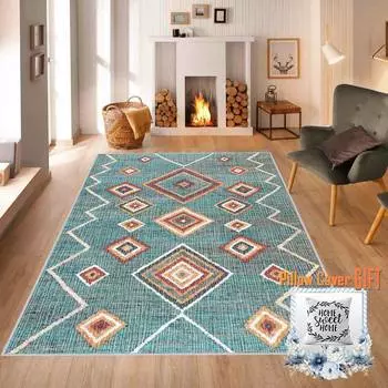 Mosimoso Home MC179 Ковер с принтом на подошве в горошек