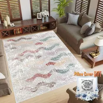 Mosimoso Home MC223 Ковер с принтом на подошве в горошек