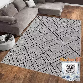 Mosimoso Home MC265 Ковер с принтом на подошве в горошек