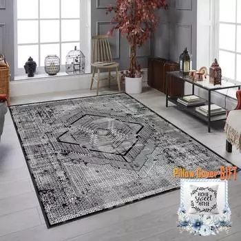 Mosimoso Home MC282 Ковер с принтом на подошве в горошек