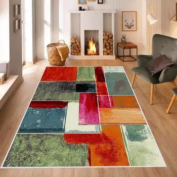 Mosimoso Home MC370 Ковер с принтом на подошве в горошек