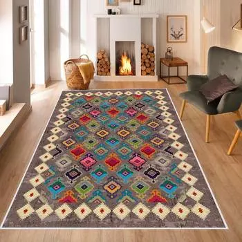 Mosimoso Home MC374 Ковер с точечной подошвой и цифровой печатью