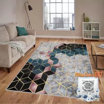 Mosimoso Home MC463 Ковер с принтом на подошве в горошек