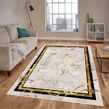 Mosimoso Home MC545 Ковер с принтом на подошве в горошек