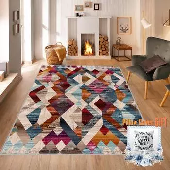 Mosimoso Home MC566 Ковер с принтом на подошве в горошек