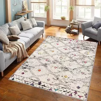 Mosimoso Home MC571 Ковер с принтом на подошве в горошек