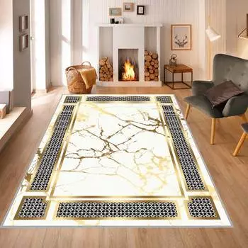 Mosimoso Home MC600 Ковер с принтом на подошве в горошек