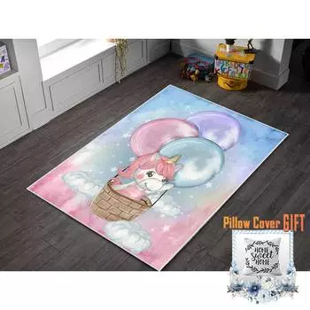 Mosimoso Home MJ013 Детский ковер с принтом на подошве в горошек