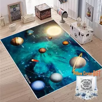 Mosimoso Home MJ035 Детский ковер с нескользящей подошвой в горошек и цифровой печатью