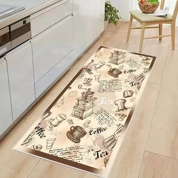 Mosimoso Home MJ045 Кухонный ковер с принтом на подошве в горошек