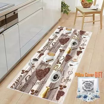 Mosimoso Home MJ046 Кухонный ковер с принтом на подошве в горошек