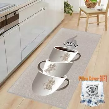 Mosimoso Home MJ047 Кухонный ковер с принтом на подошве в горошек