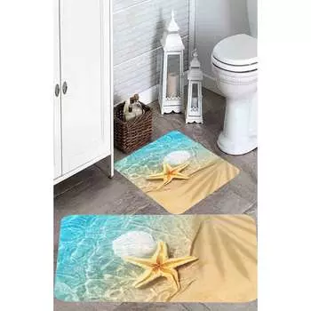 Mosimoso Home RB001 Коврик для ванной с принтом, 2 шт.