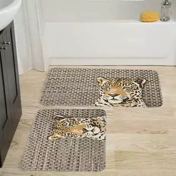 Mosimoso Home RB002 Коврик для ванной с принтом, 2 шт.